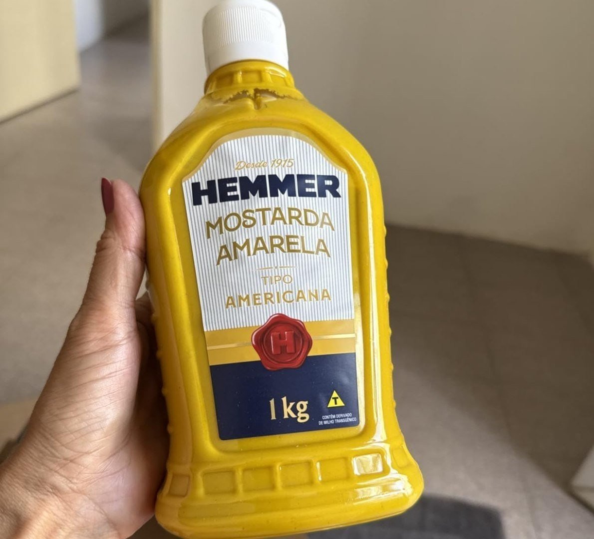 🌭 Mostarda Amarela Americana Hemmer 1kg
