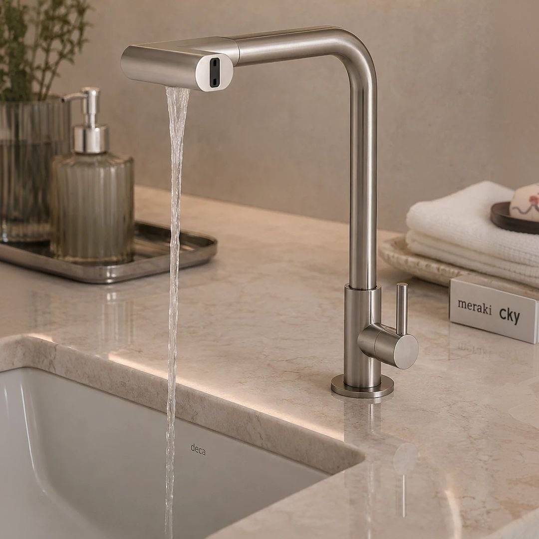 Torneira de Cozinha Inox 304 com 4 Modos Bica Alta Gourmet Winda