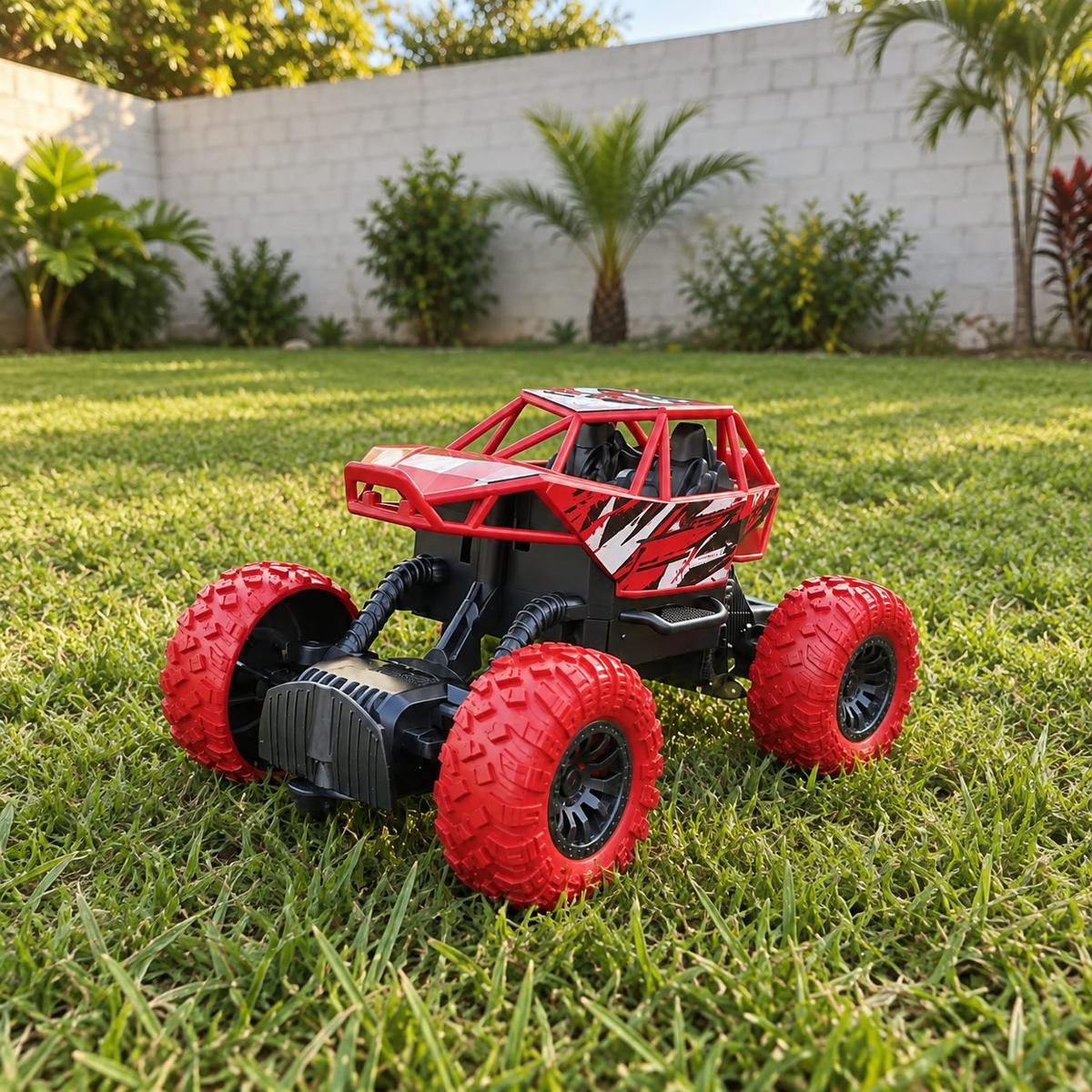 Carrinho de Controle Remoto Infantil Climb Car Maxi Toys (Vermelho)