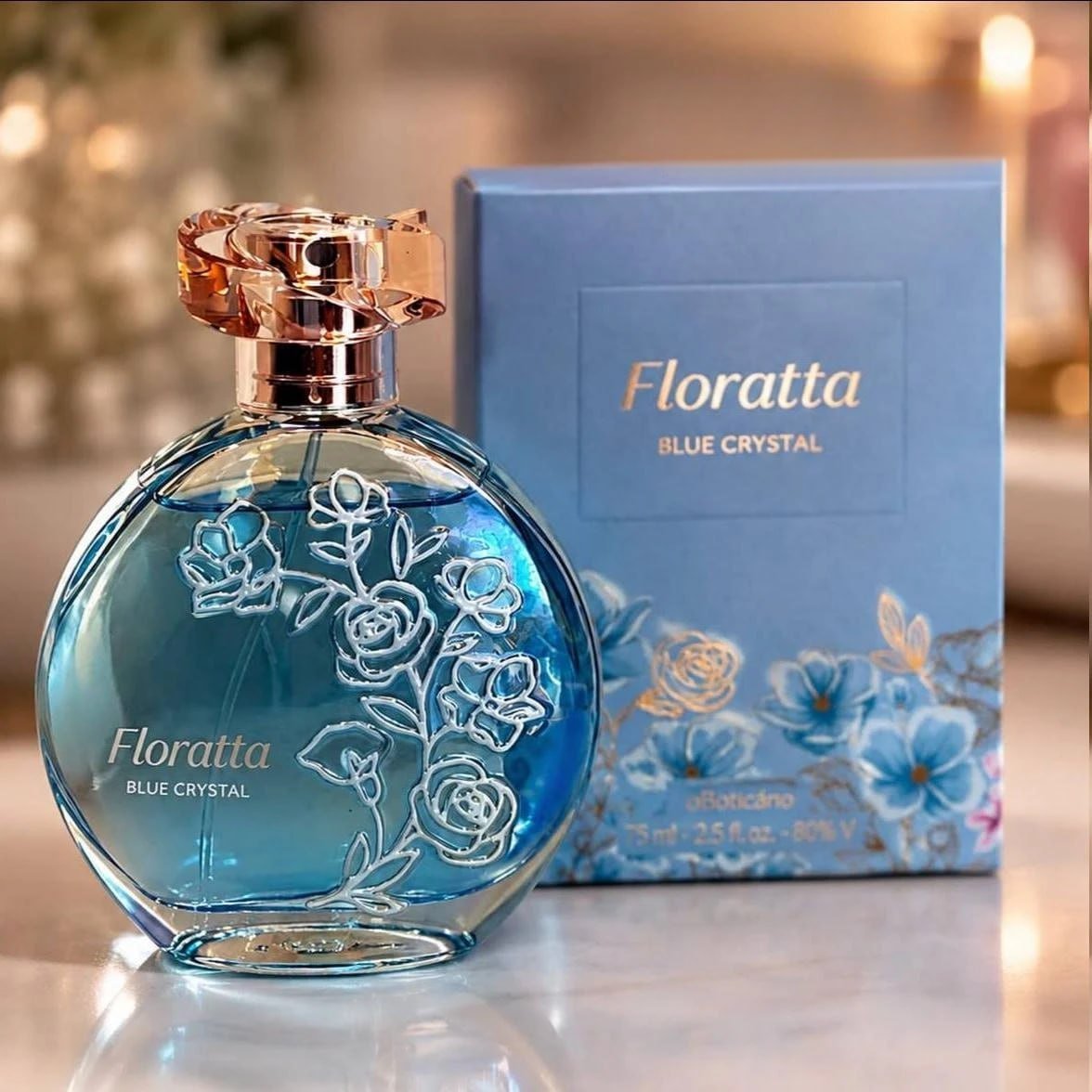 Floratta Blue Crystal Colônia 75ml O Boticário