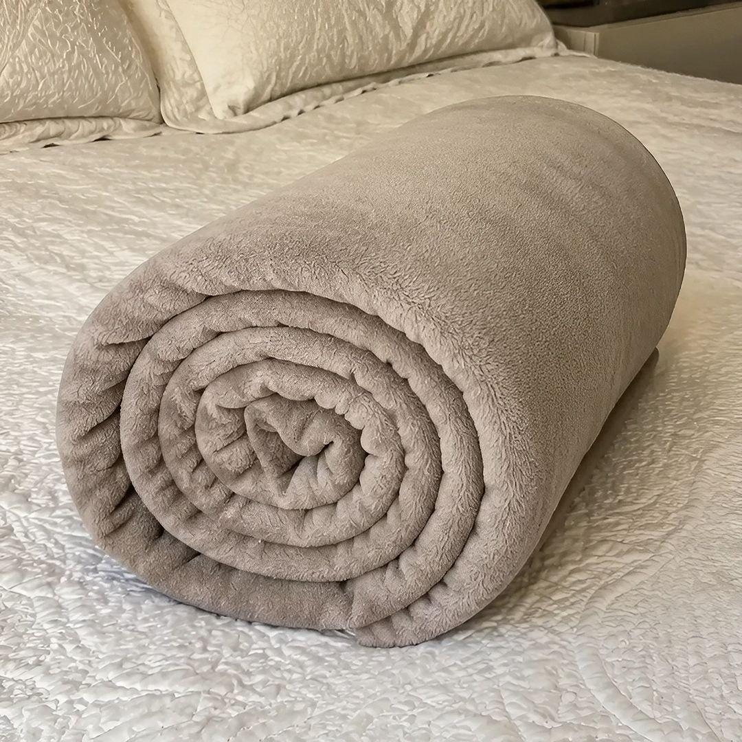 Cobertor Queen Manta Microfibra Antialérgico Flannel Soft