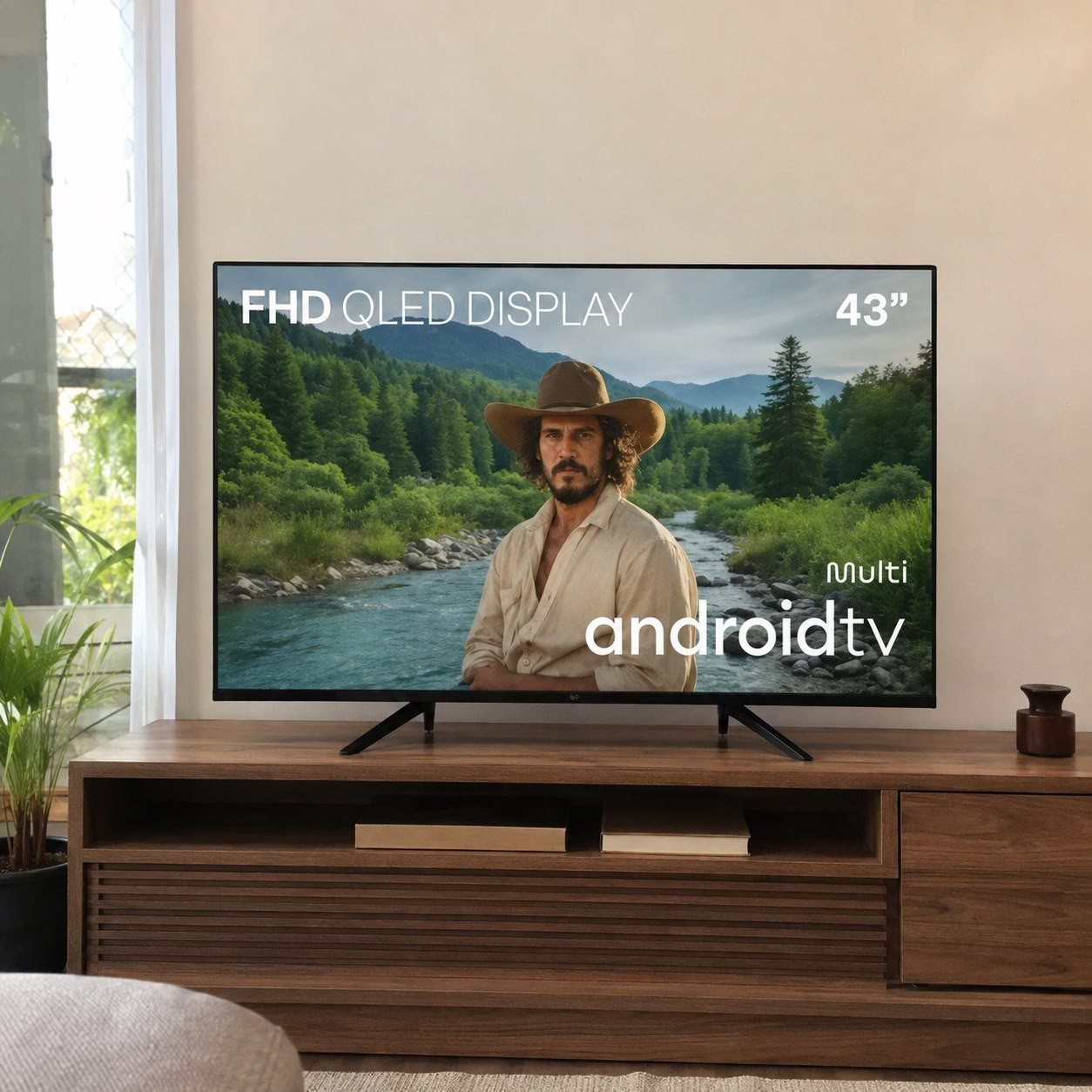 Smart TV Multi 43" QLED Full HD Android - TL066MQ