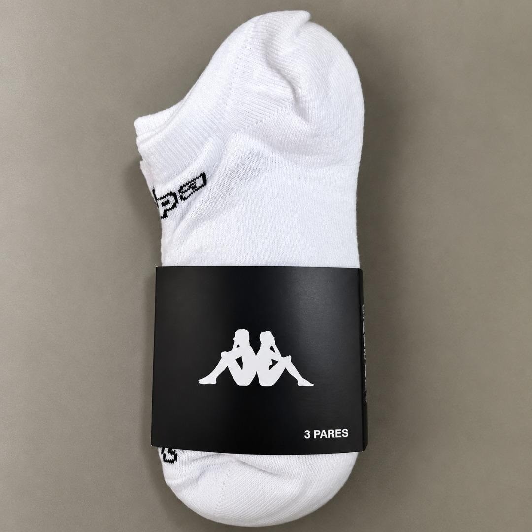 Kit com 3 Pares Meias Kappa Sapatilha Soquete Invisível