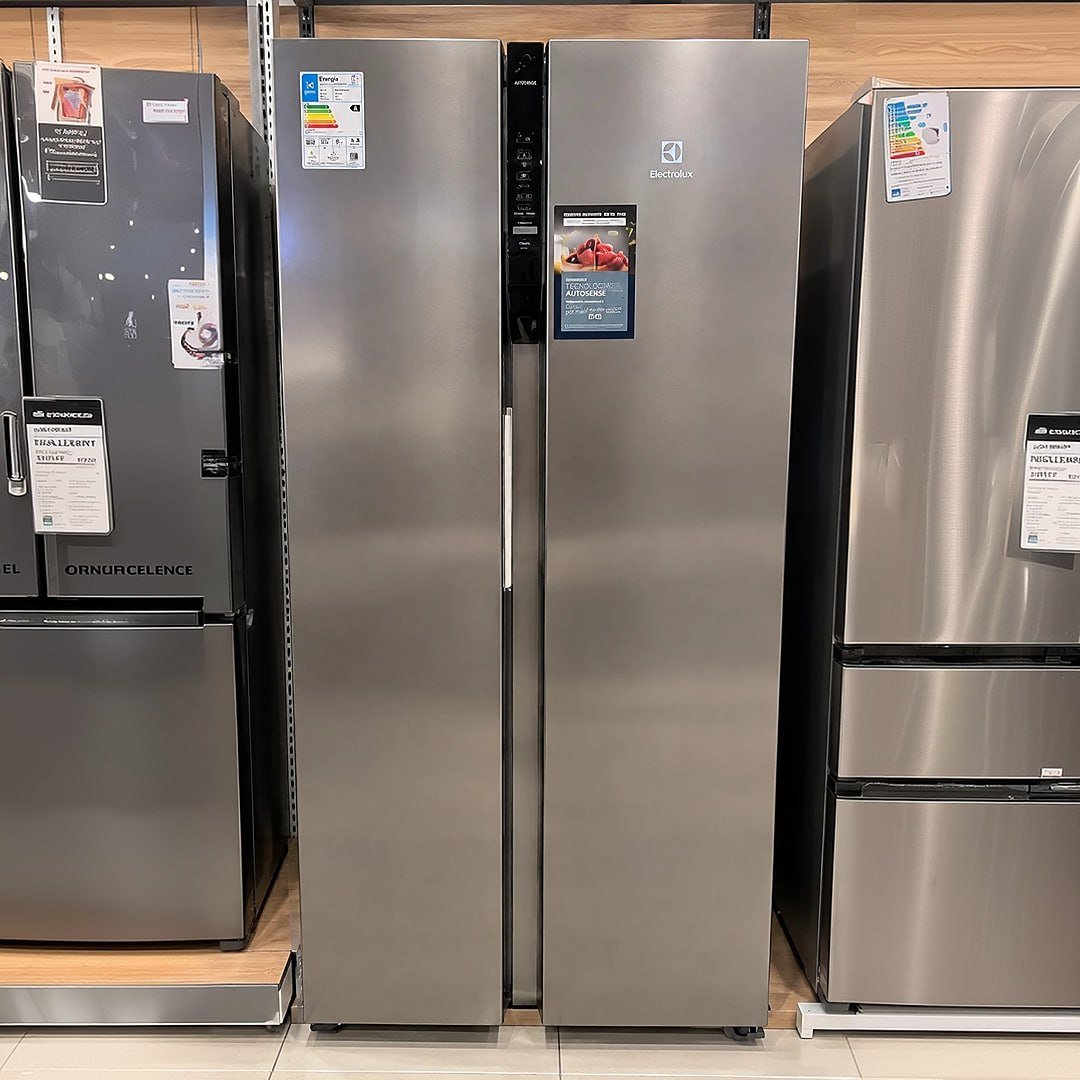 Geladeira Electrolux Side by Side Efficient com Tecnologia Autosense 435L (IS4S) 127V