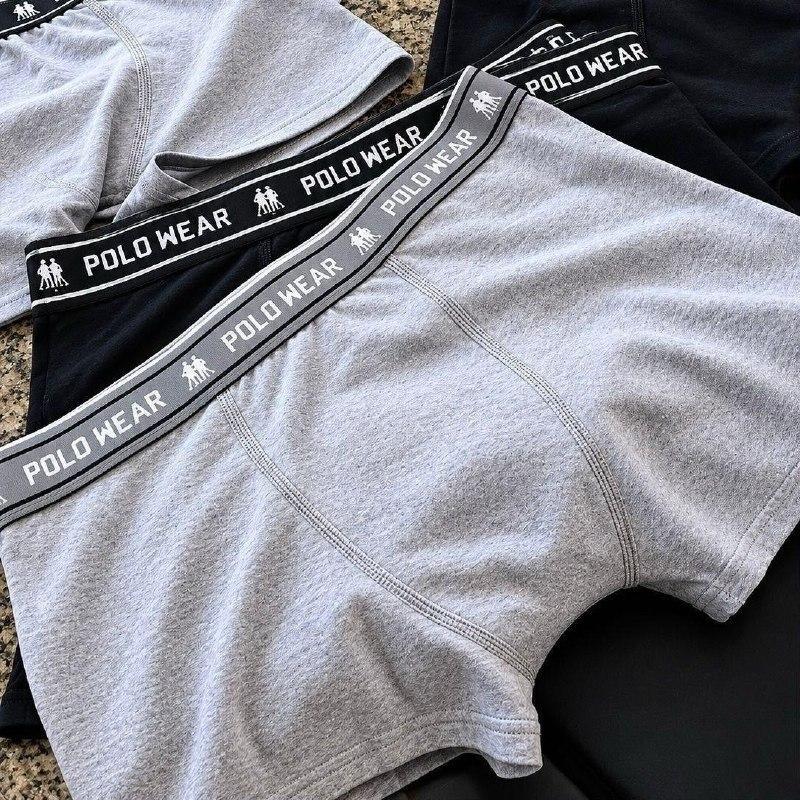 Kit 10 Cuecas Boxer Algodão Polo Wear Sortido