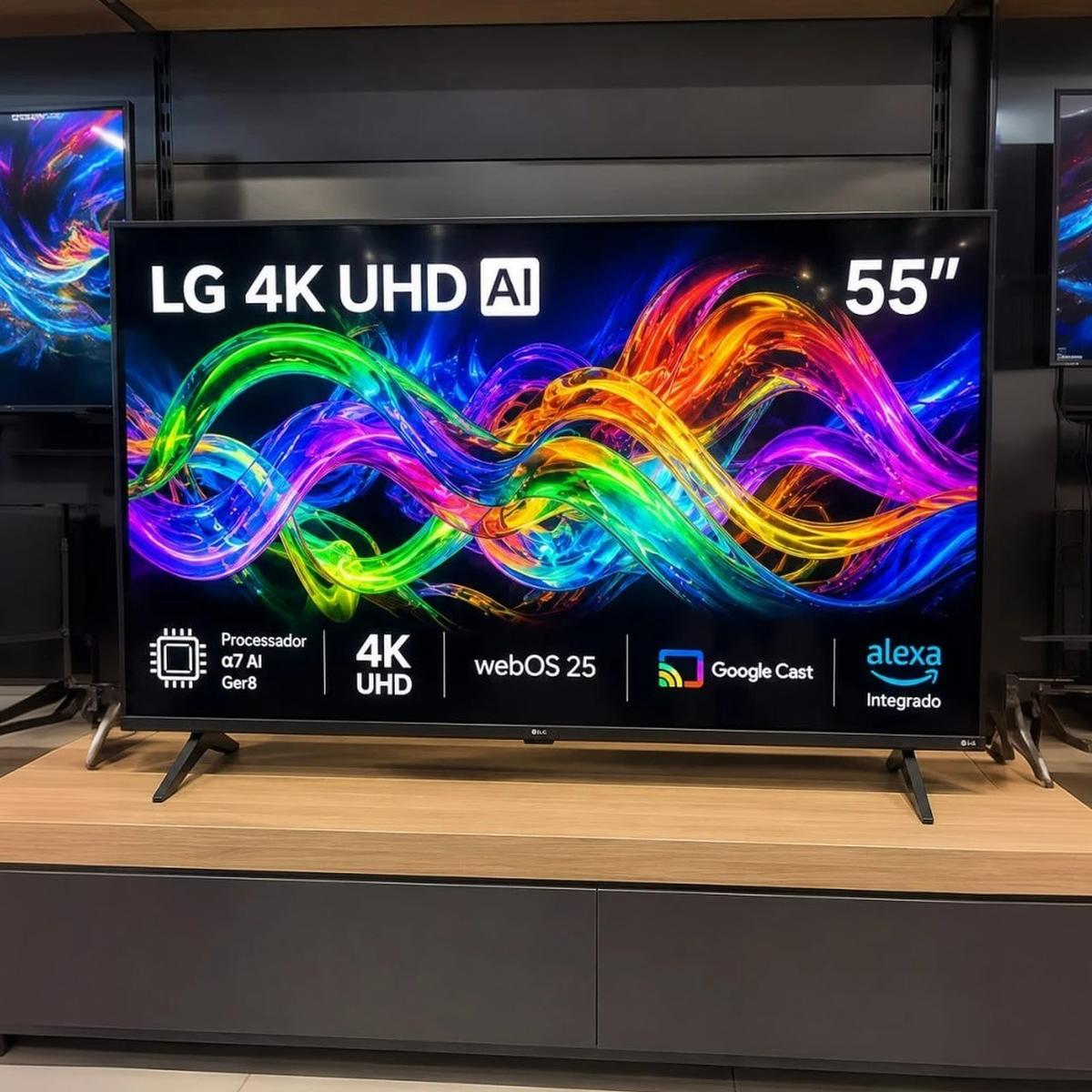 Smart TV LG 55" 4K UHD NANO AI 55UN85CBPSA.BWZ