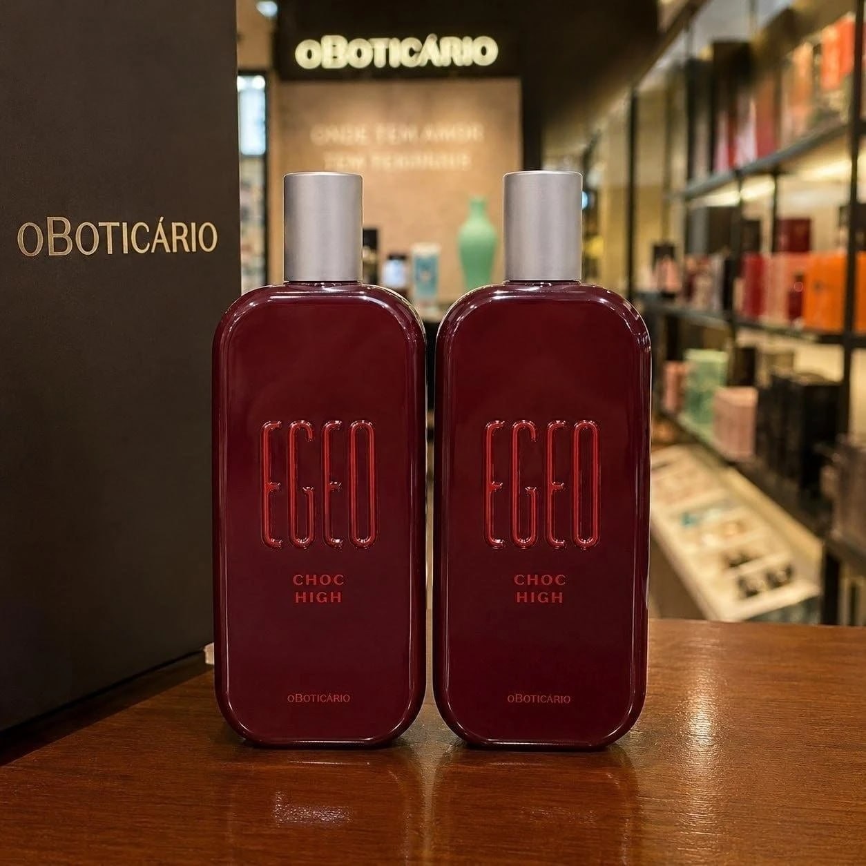 Combo Egeo Choc High Desodorante Colônia 90ml (2 itens)