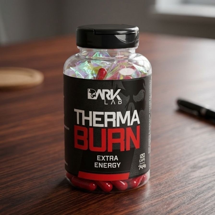 Termogênico Therma Burn 210mg De Cafeína 120 Caps Dark Lab Sabor Sem sabor
