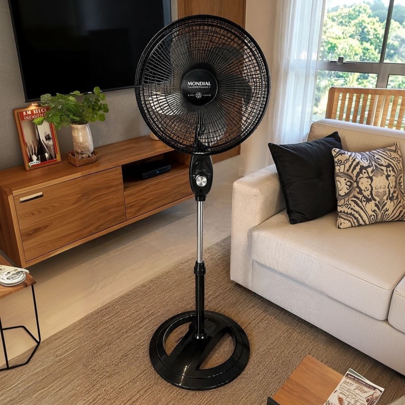 Ventilador de Coluna 40cm Super Power VSP40C 6 Pás 3 Velocidades Mondial 127v