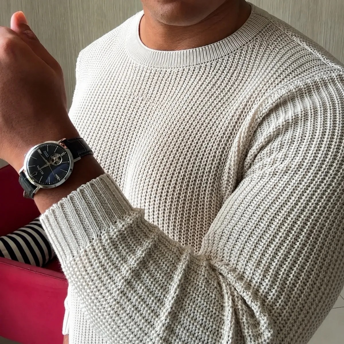 Suéter Masculino Lã Tricot Blusa De Frio Social Manga Longa (P ao GG)
