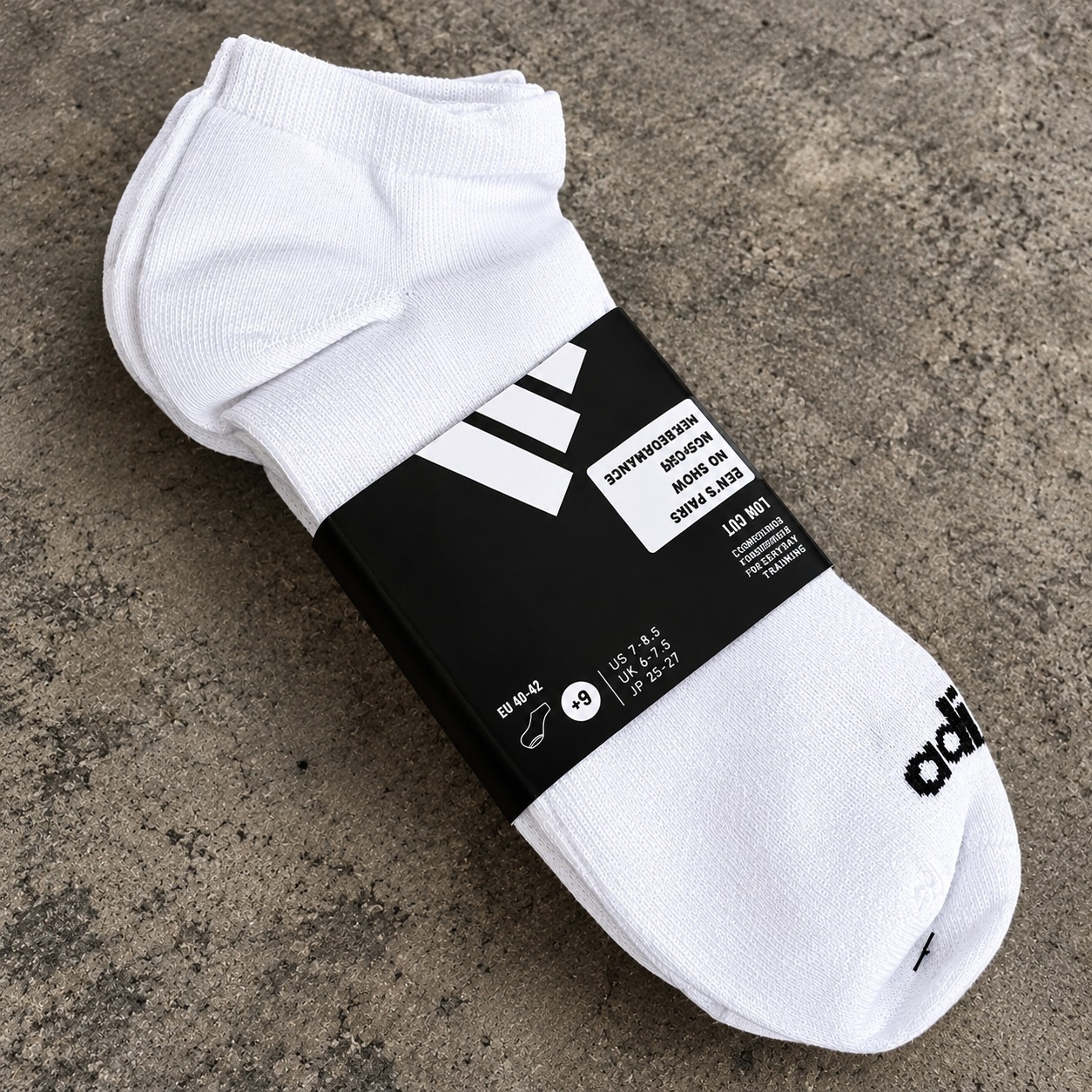Kit com 6 Pares De Meias Adidas Linear