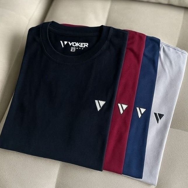 Kit 5 Camisas Camisetas Slim Voker (P ao GG)