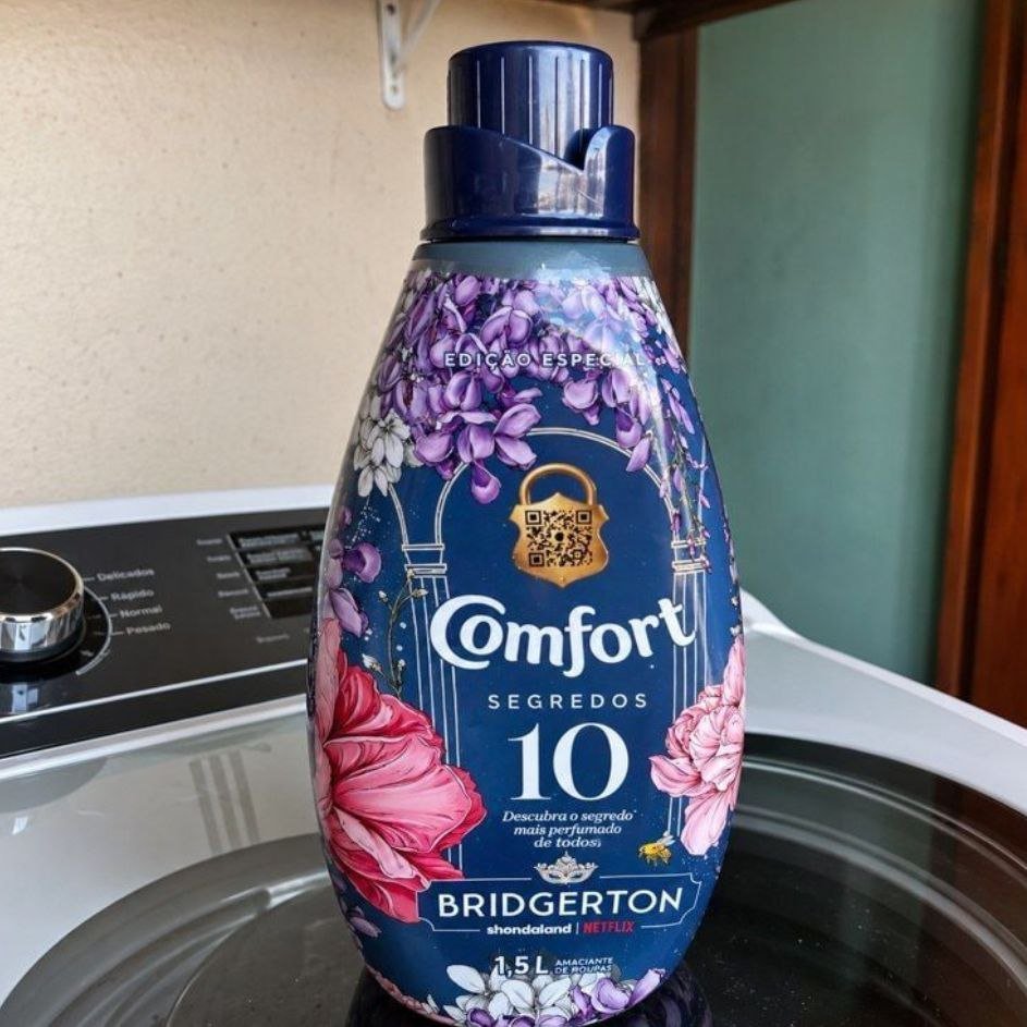 Amaciante de Roupa Comfort Segredos, 1,5l | Edição Especial, Bridgerton, Frasco, 10