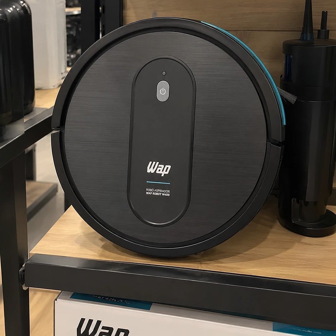 WAP Aspirador de Pó Robô ROBOT W400 3 em 1, Automático, 300ml