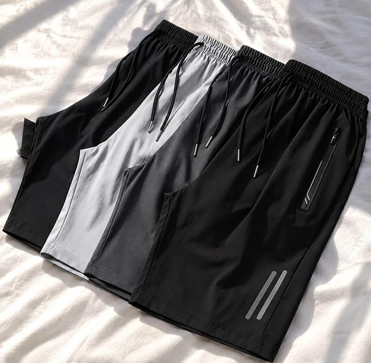 Kit 3 Bermudas Dry Fit Secagem Rápida