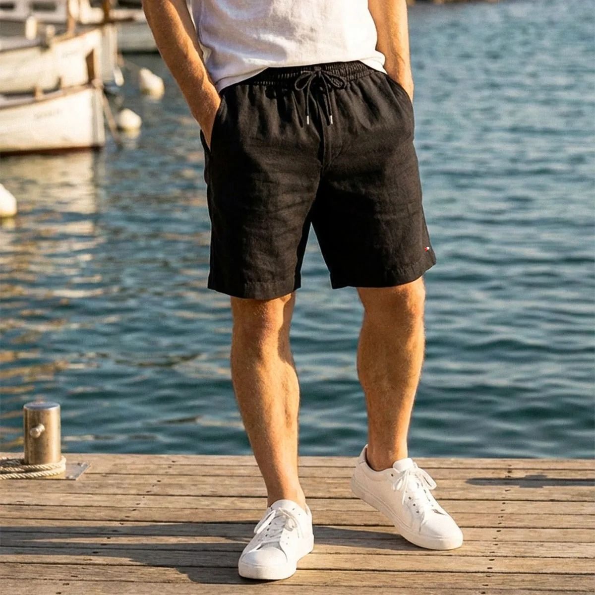 Short Linho Masculino Sandrini