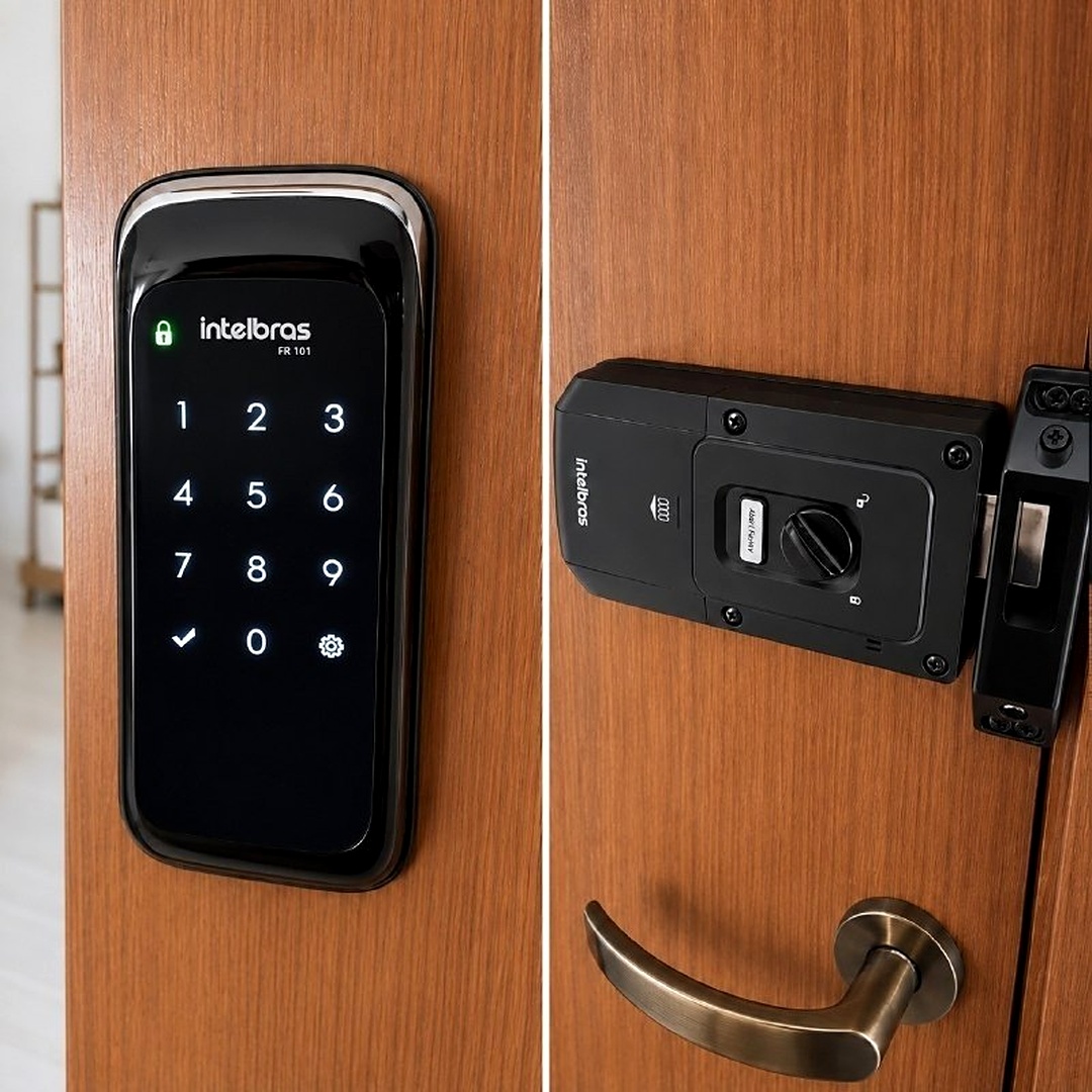 🔐 Fechadura Digital Touch Screen FR 101 Intelbras