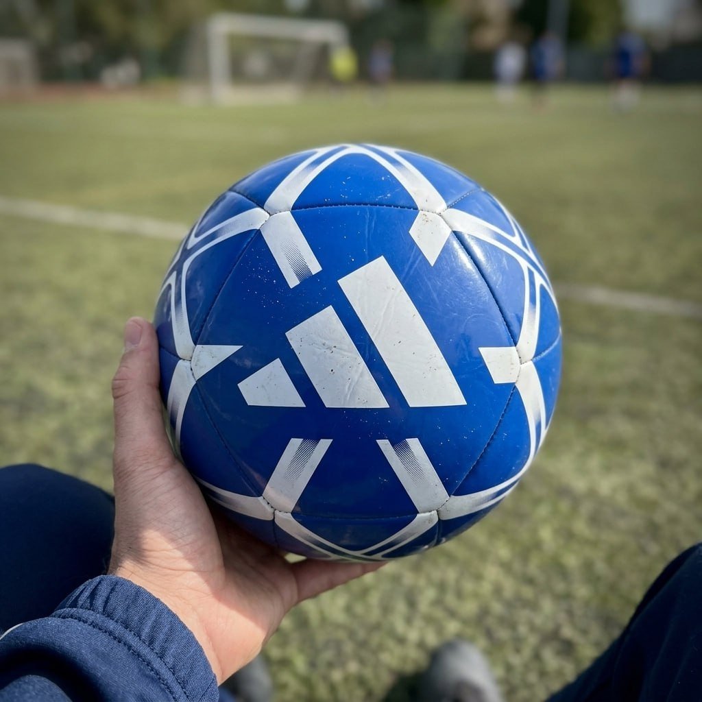 Bola Starlancer Club adidas Cor Blue / White