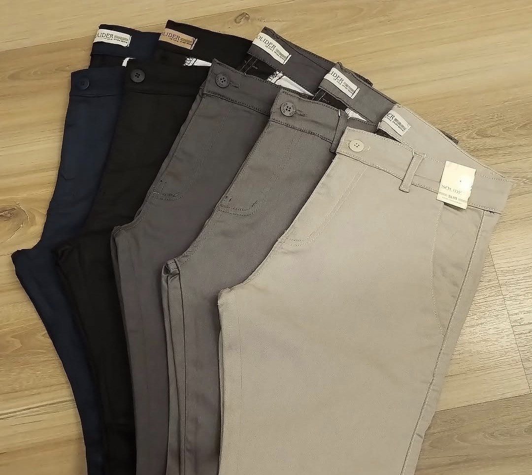 Kit 4 Calça Sarja Masculina Calca Masculino C/lycra Elastano (36 ao 48)