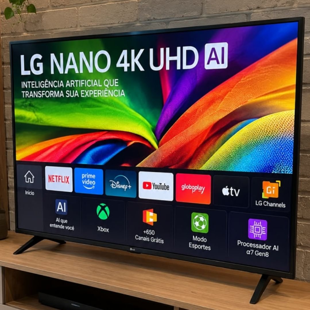Smart TV 4K 43" LG NANO UHD AI NU850 2026 43NU850BPSA