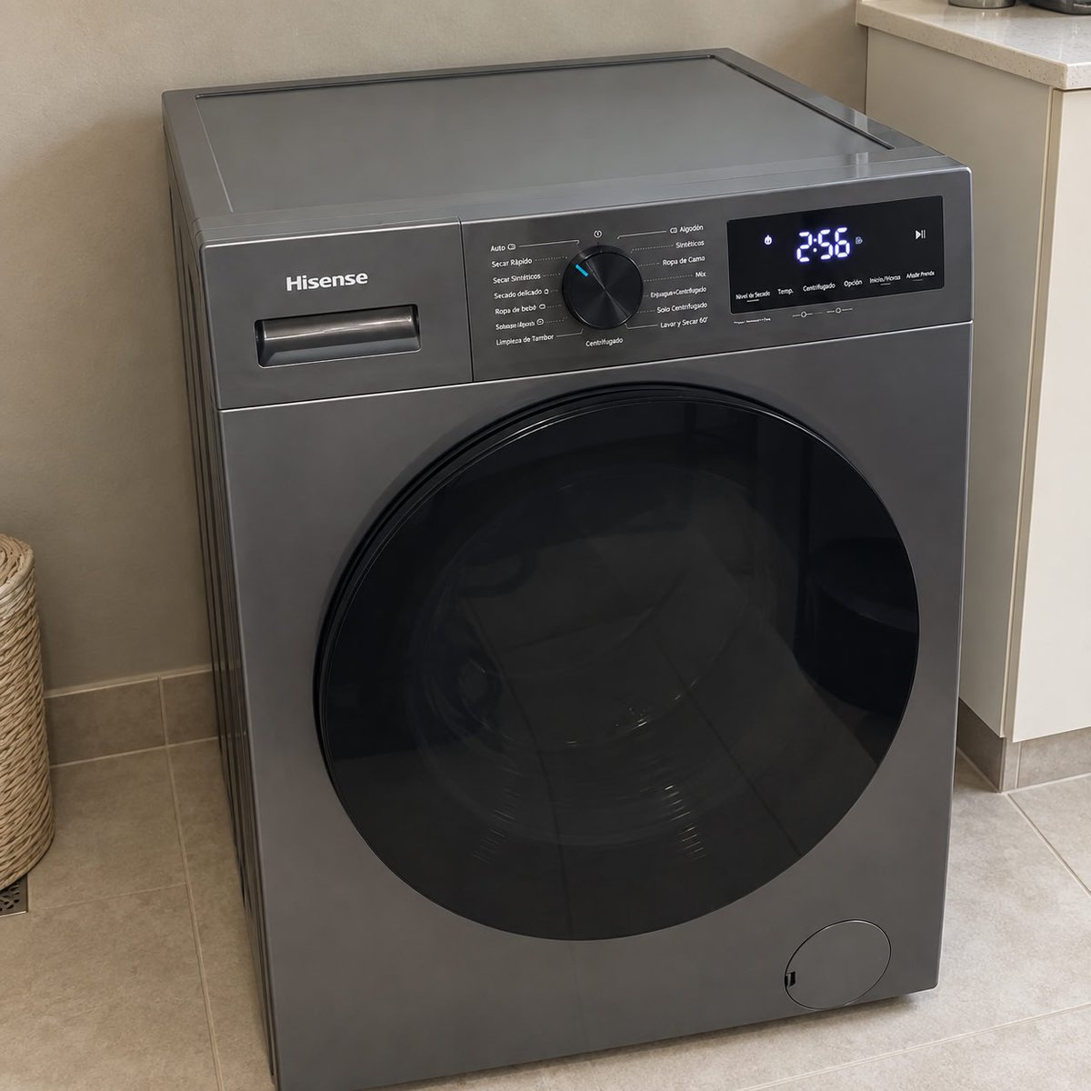 Lava e Seca Hisense 1i 11kg/7kg - 4 em 1, Inverter, Ciclo Rápido, Economia de Água - WD1i1141