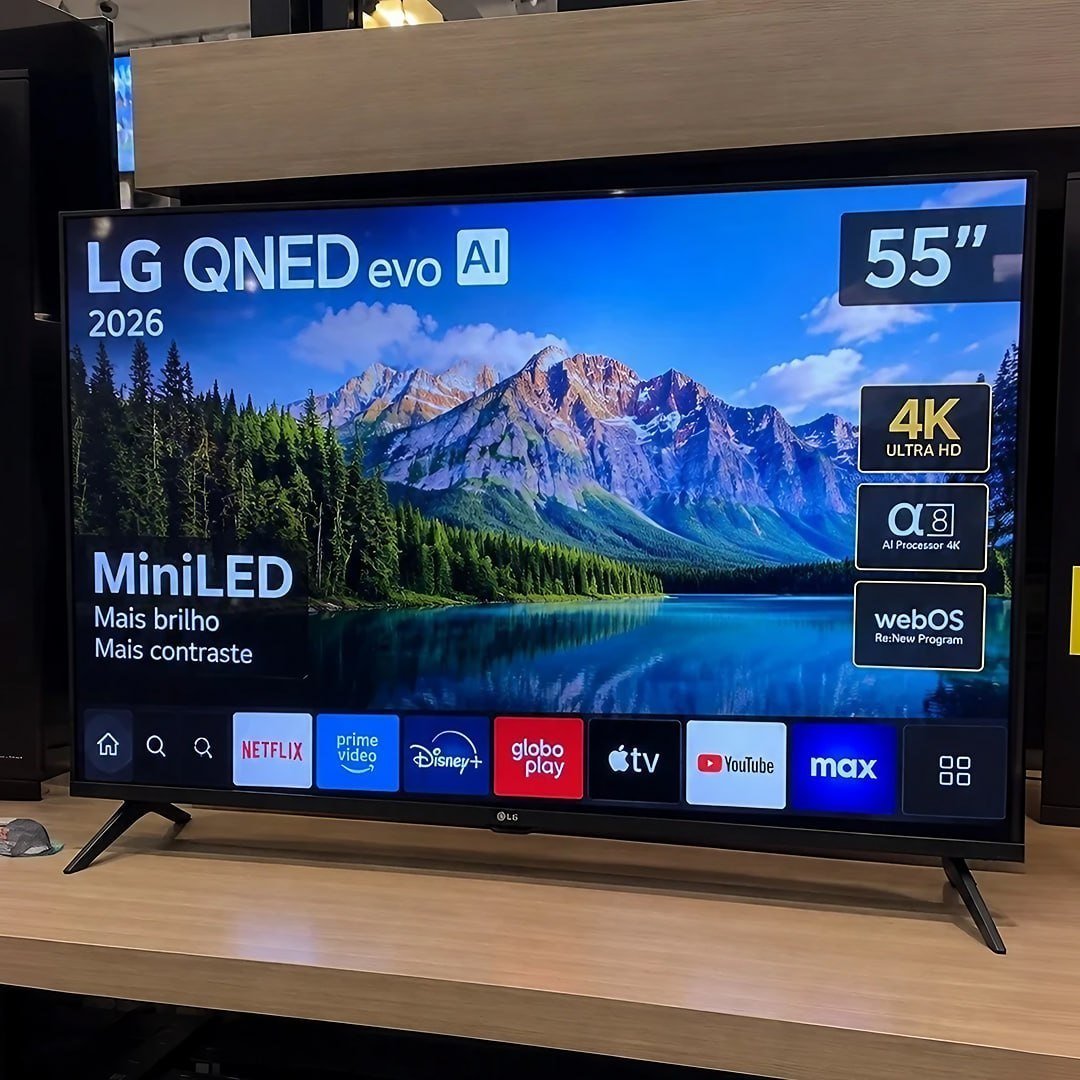 Smart Tv Lg Qned Evo Mini Led Ai 4k Qned80 55 Polegadas 2026