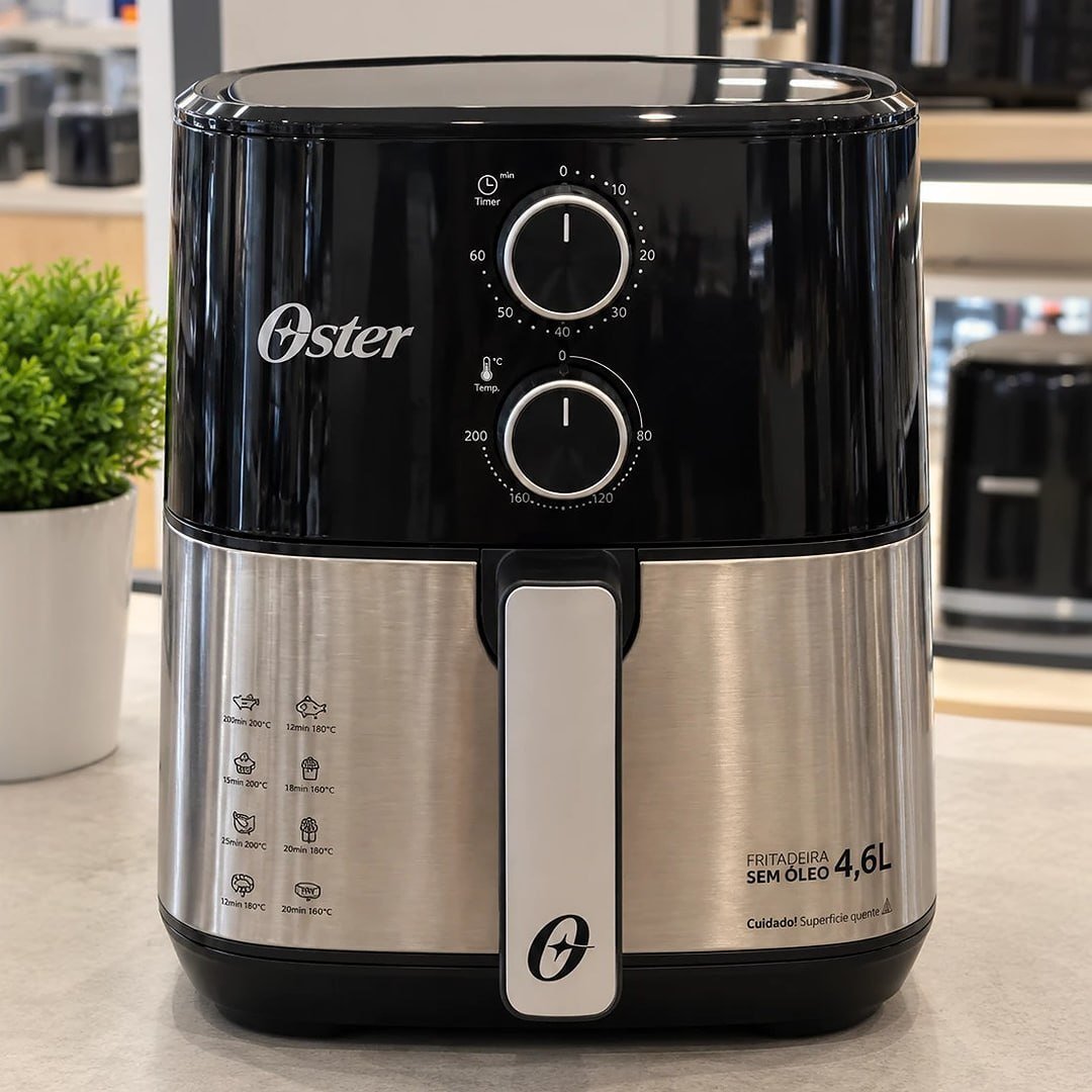 Fritadeira Sem Óleo Ofrt520 4,6 Litros Oster 127V