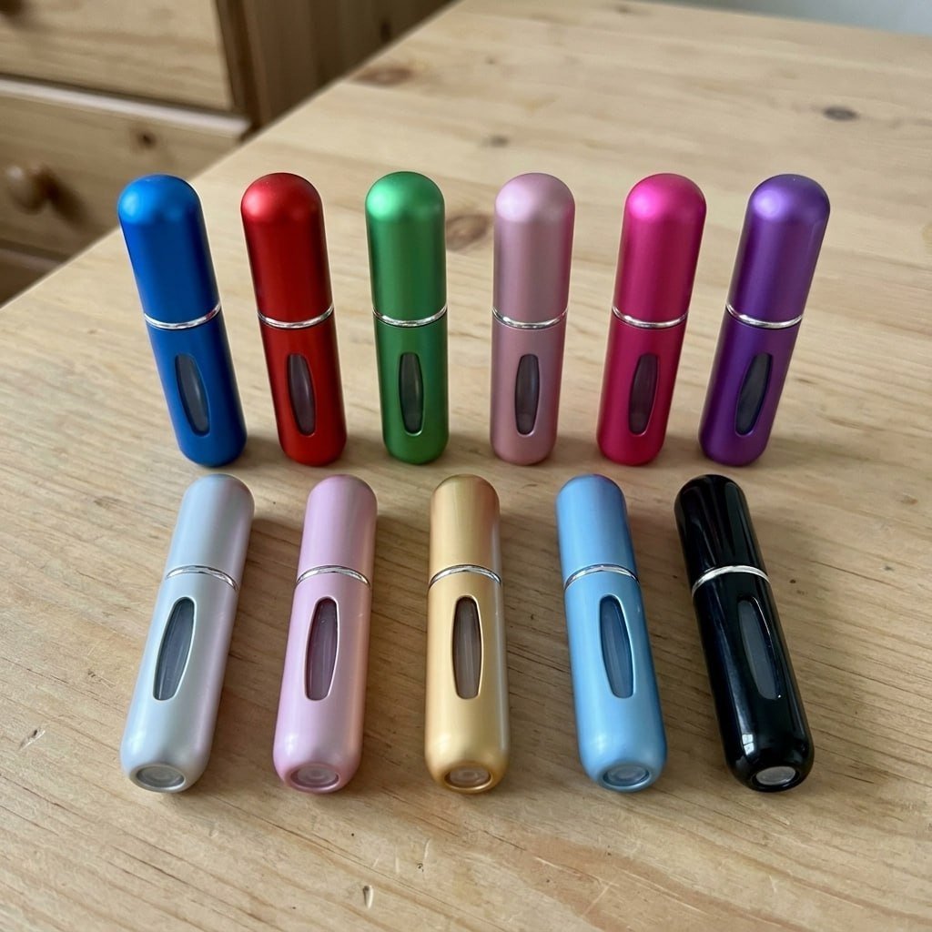 10 Mini Frasco Recarregável Mini Frasco Porta Perfume Bolsa