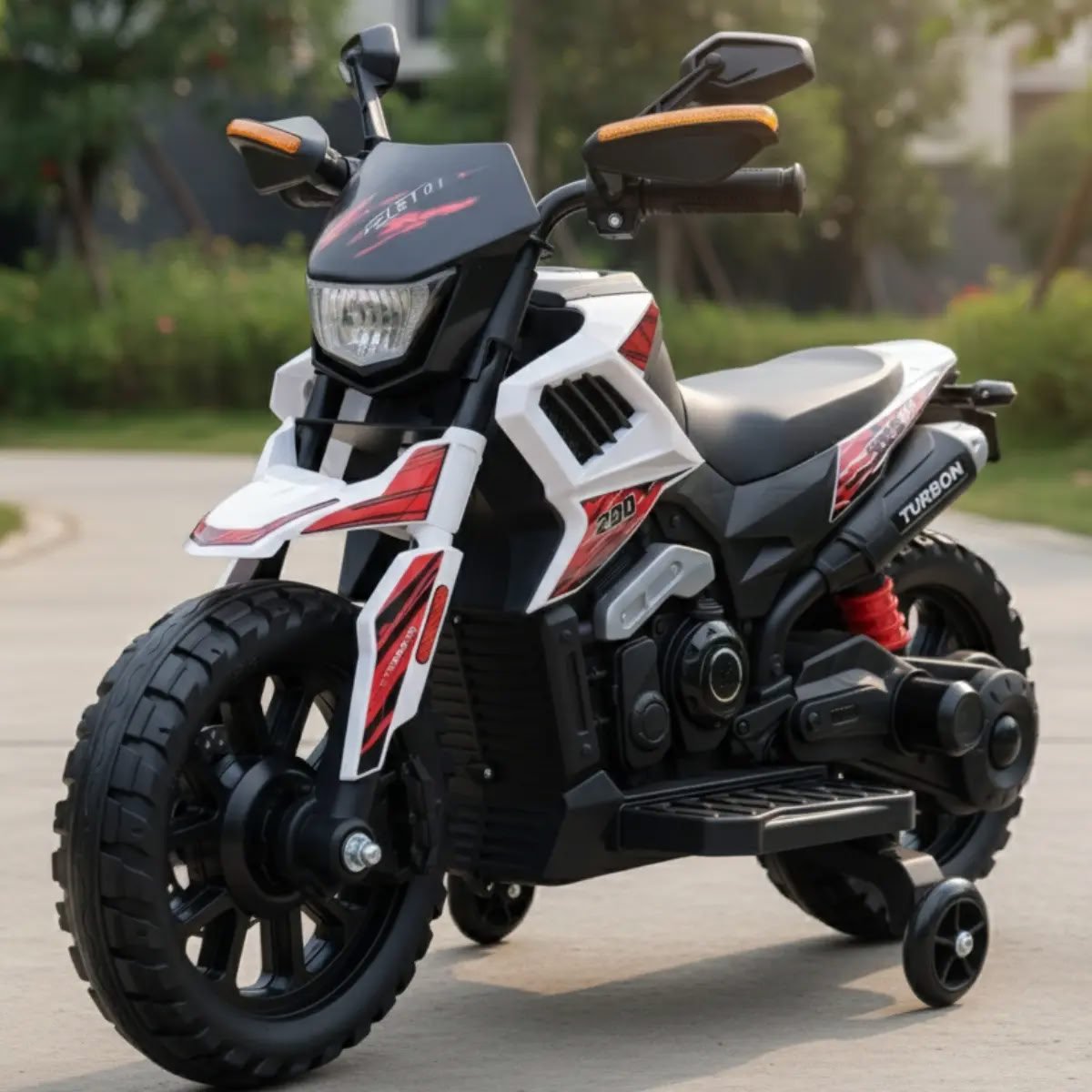 Mini Moto 6v Elétrica Infantil Pedal Com Som E Farol De Led Cor Branco Voltagem Do Carregador 127/220v
