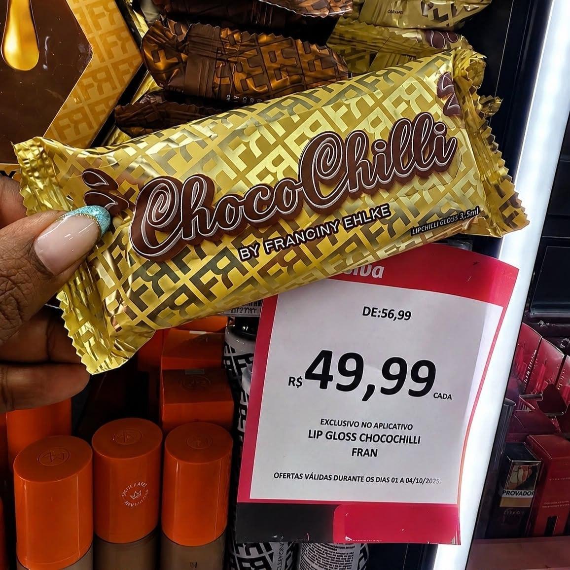 Chocochilli Gloss Fran By Franciny Ehlke Acabamento Brilhant