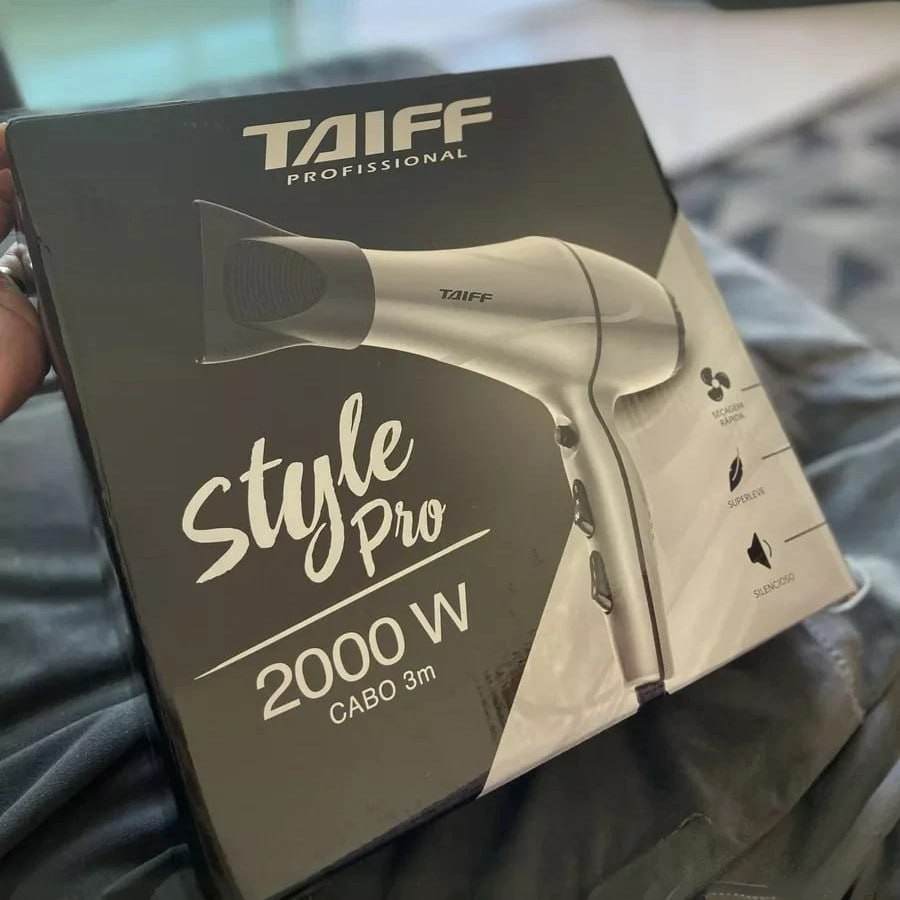 Secador De Cabelos Taiff Style Pro 2000w Prata 127V