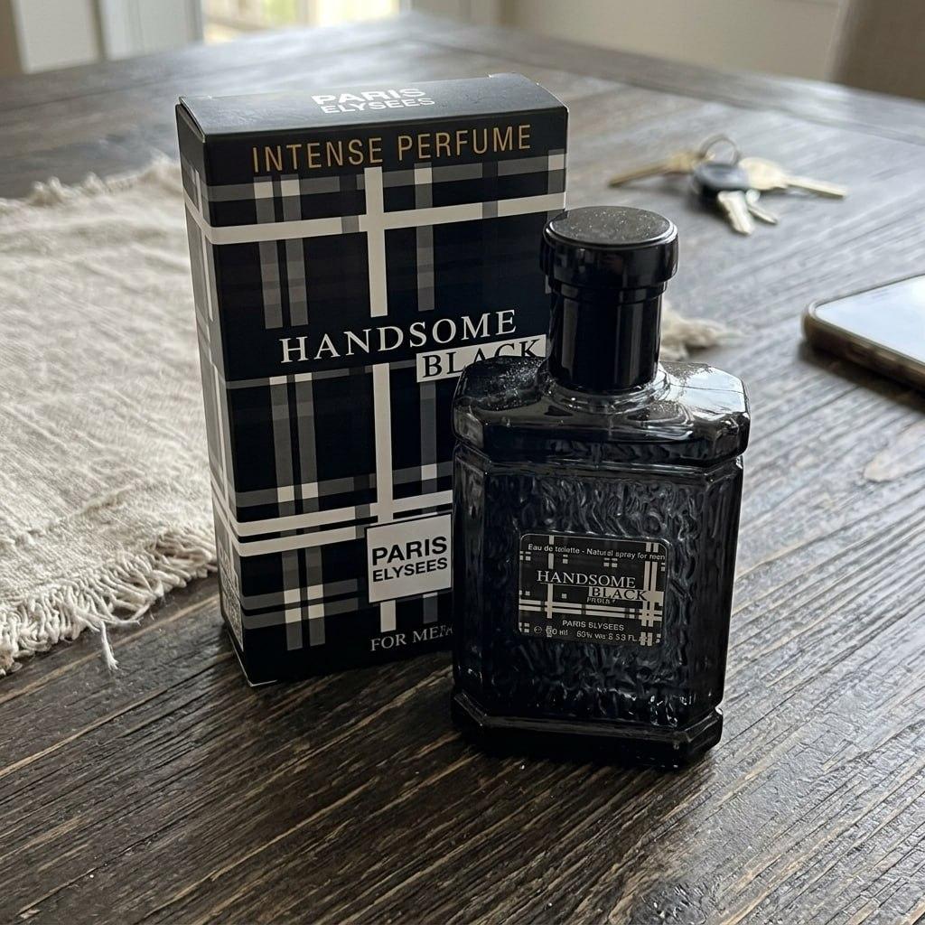 Perfume Handsome Black Paris Elysees Masculino Intense 100ml
