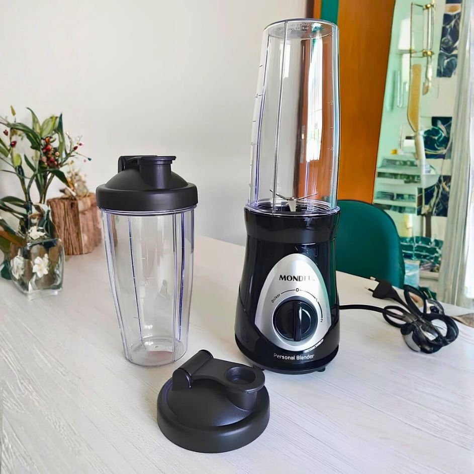 Personal Blender, Mondial, Preto/prata, 500W DG-01 220V