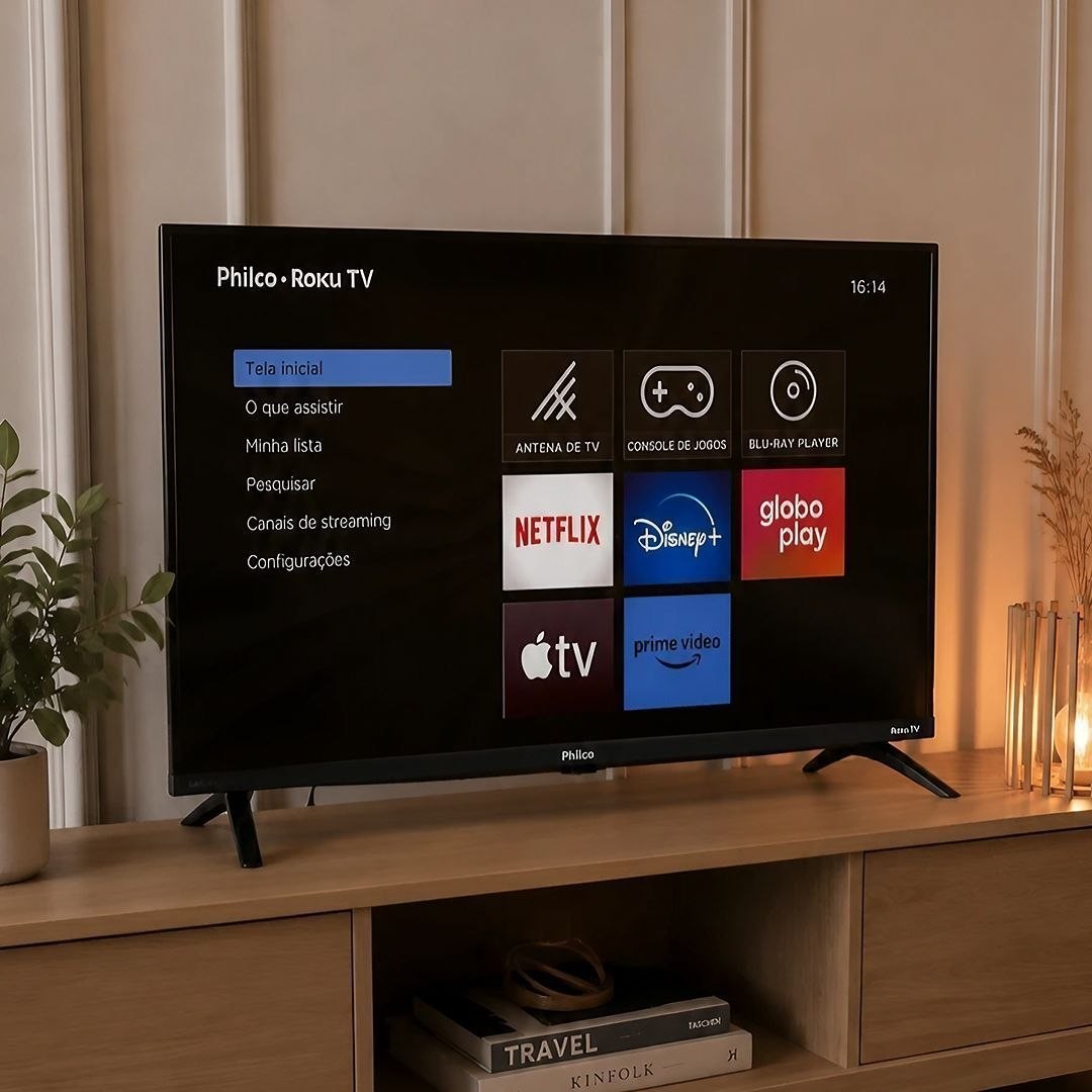 Smart Tv 32 Philco P32vik Roku Led Dolby Audio Hdr Wi-fi 110/220v