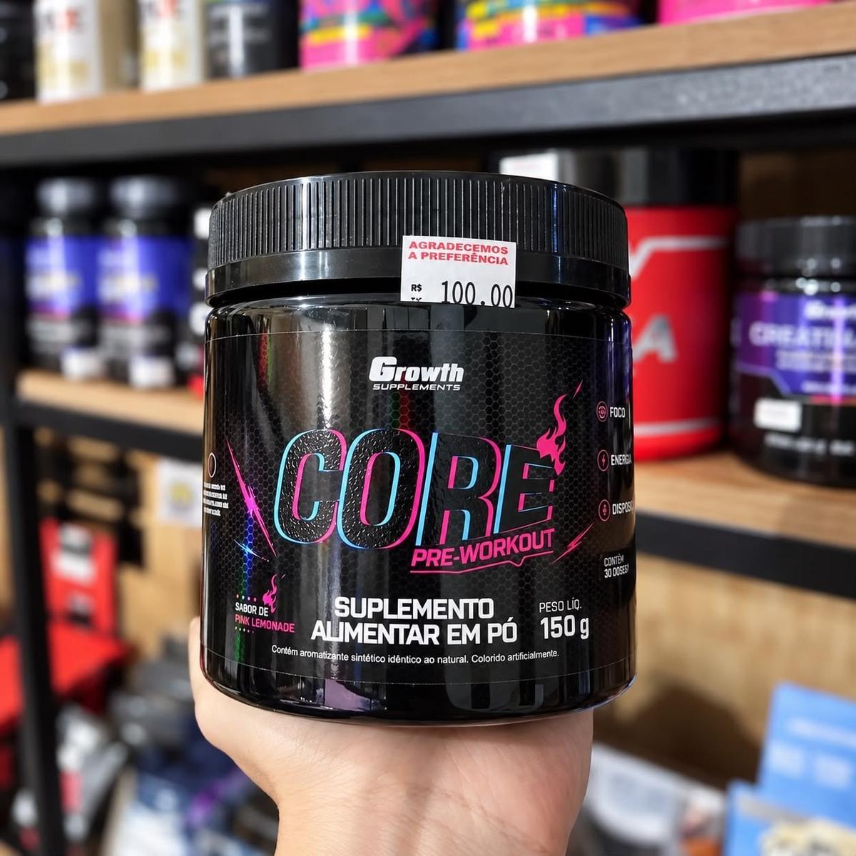 Pré Treino Core 150g Growth