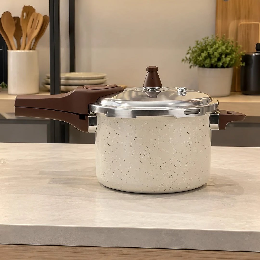 Panela De Pressão Brinox Pressure 4,2l Ø20 X 14,5 Cm Vanilla Baunilha