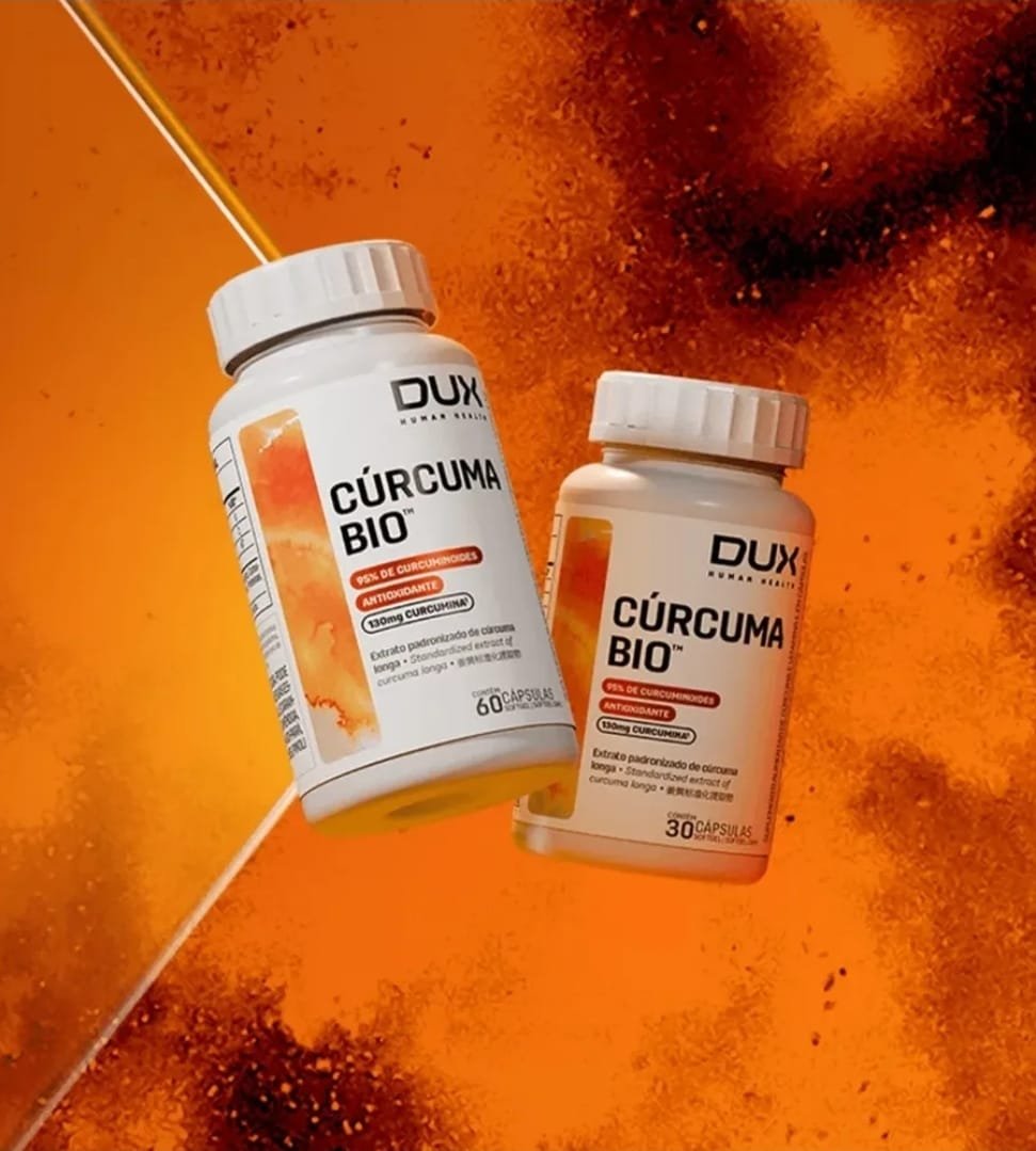 Curcuma Bio Pote Com 30 Cápsulas Dux Human Health Sem Sabor