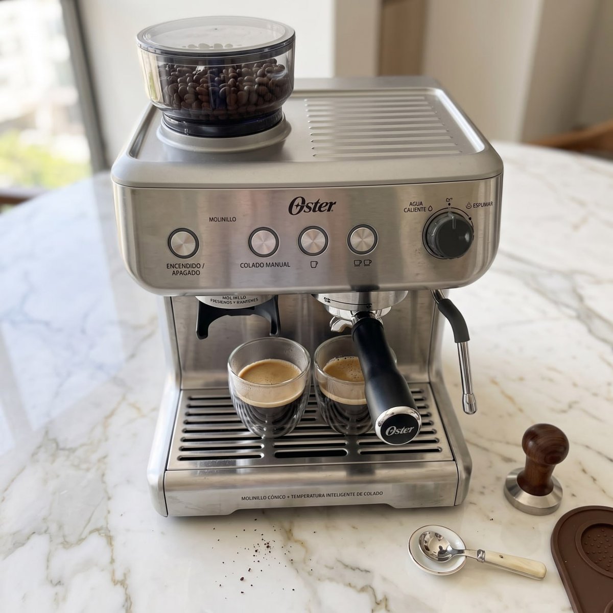 Cafeteira Espresso Oster Xpert Perfect Brew Cor Aço inoxidável