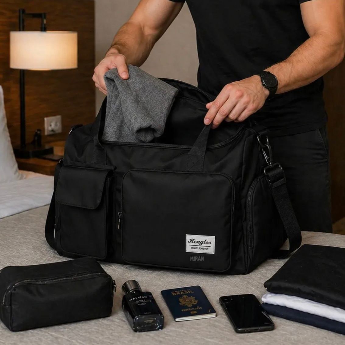 Bolsa De Mão Mala Para Viagem 10kg Feminina Academia Tenis