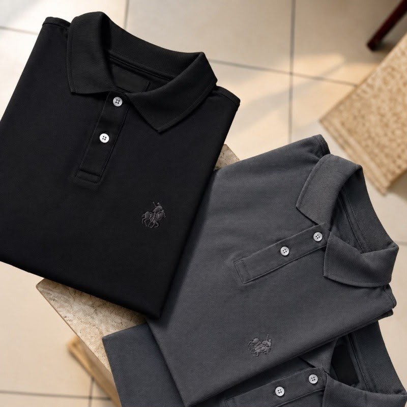 Kit 2 Camisa Polo Piquet Masculina Casual Premium (P ao GG)
