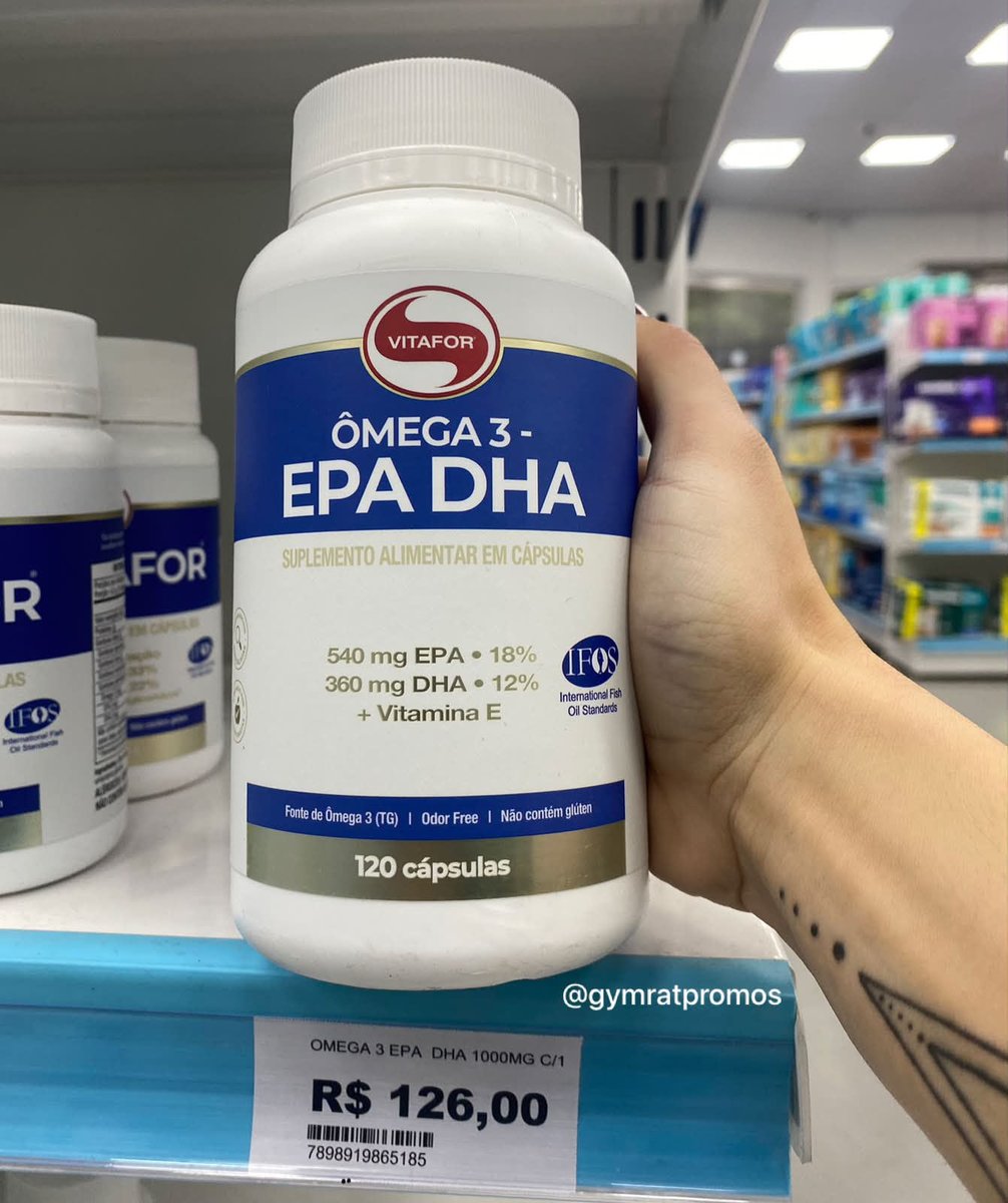 Ômega 3 EPA DHA - 120 Cápsulas Vitafor