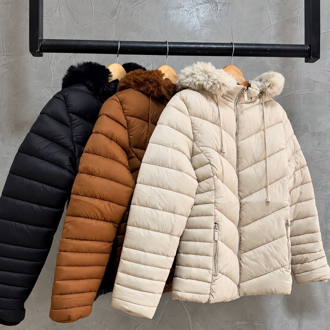 Jaqueta Feminina Puffer Bobojaco Capuz Nylon Forrada
