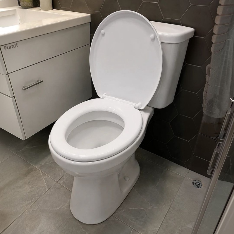 Metasul Assento Sanitário Almofadado Basico Oval Universal Slim Off Cor Branco