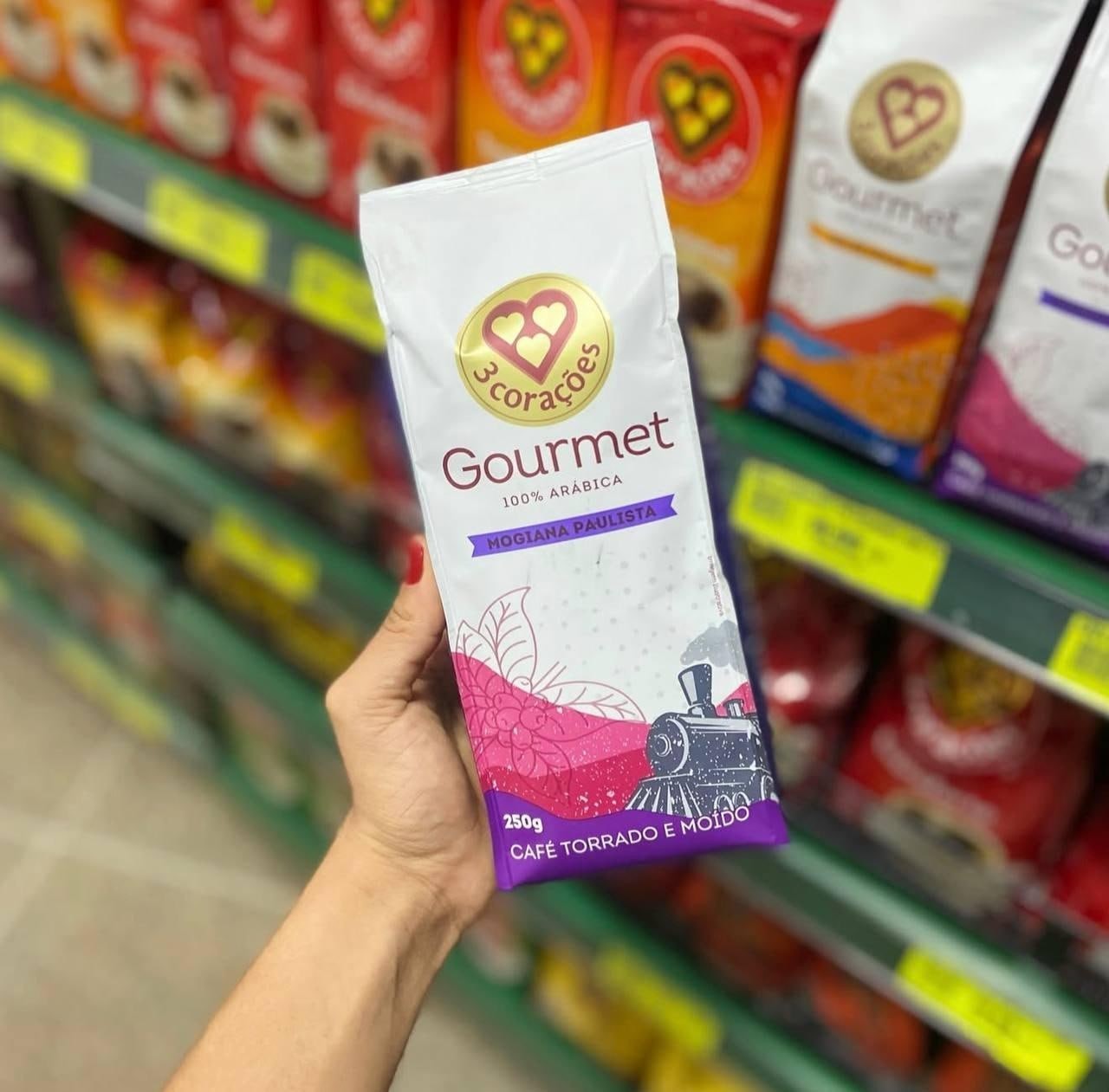 3 Corações Café Torrado e Moído Gourmet Mogiana Paulista, 250G