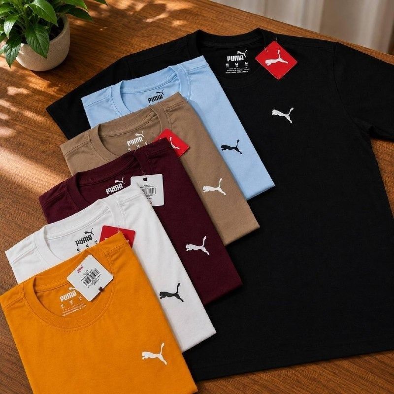 Camiseta Ess Small Puma Logo Poly Tee (PP ao EGG)