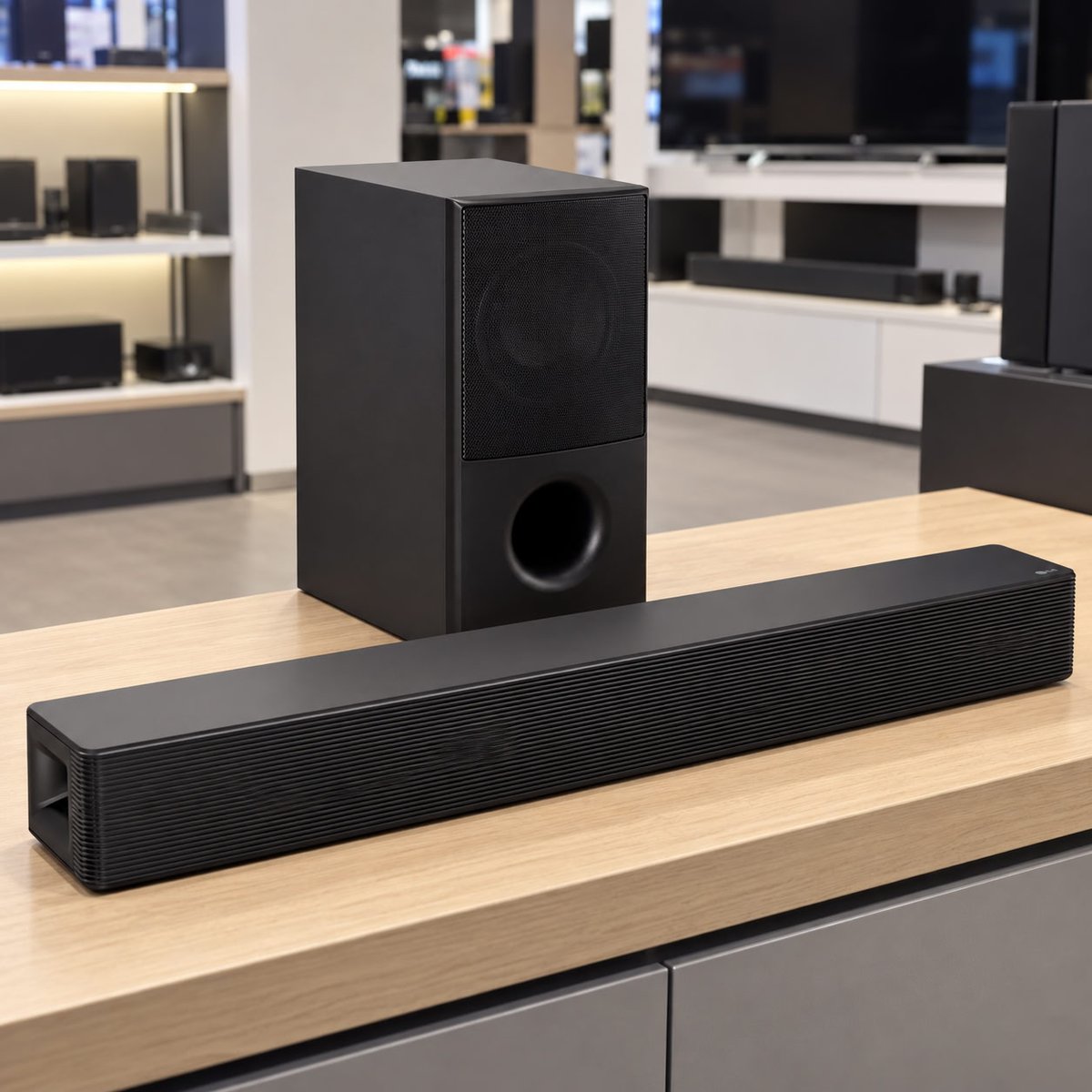 LG Soundbar SH5A 600W (4.1 canais) com AI Sound Pro e WOW Interface – Som Imersivo, Voz Clara e Sincronização Total com sua TV