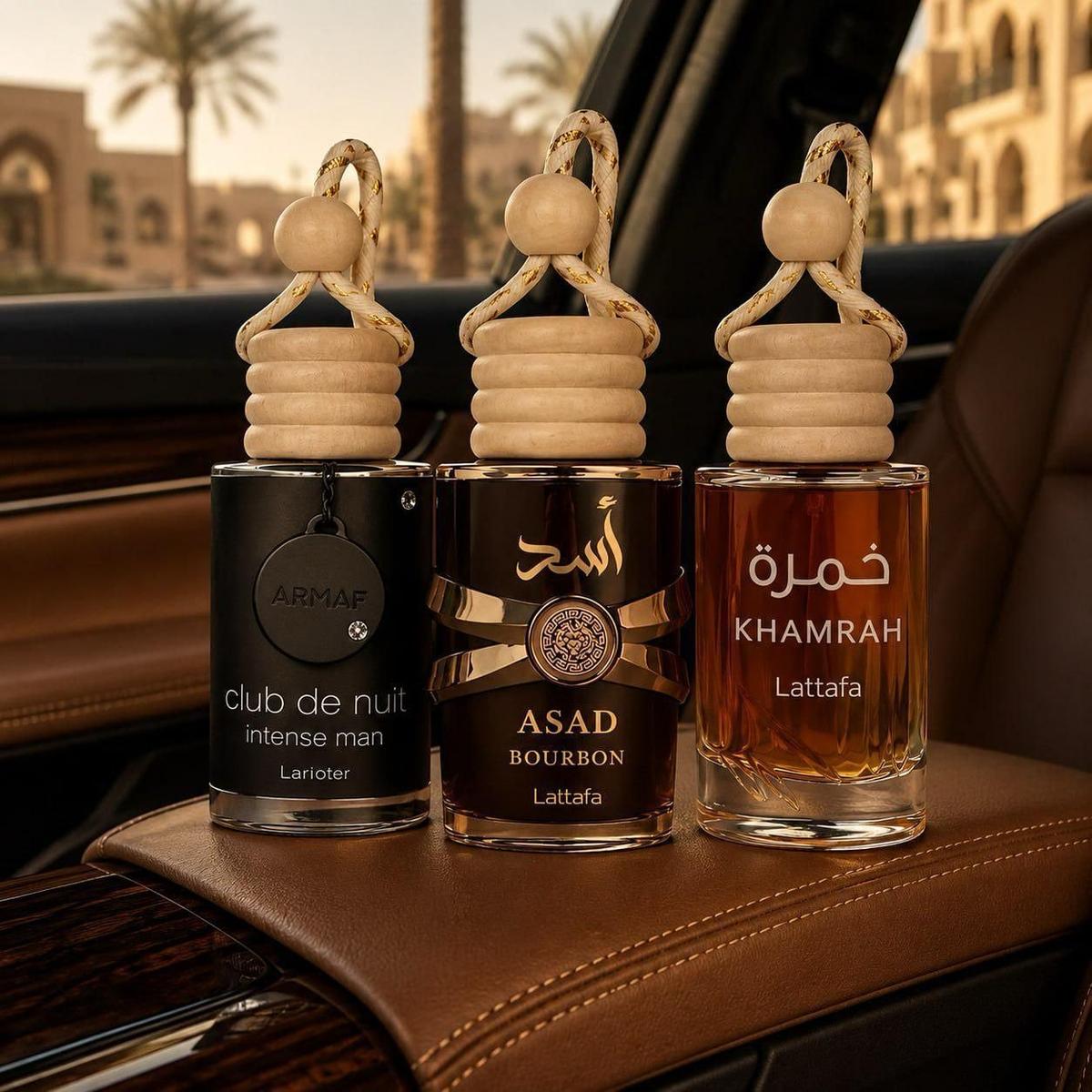 Kit 3 Cheirinho para Carro Árabe Aromatizante Automotivo 10ml