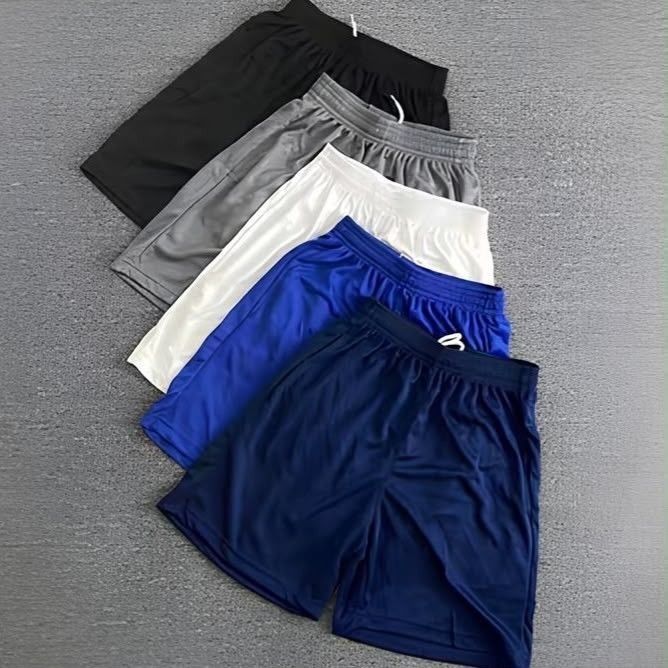 Kit 5 Shorts Masculino Sport Academia Futebol Cores Sortidas (M ao G3)