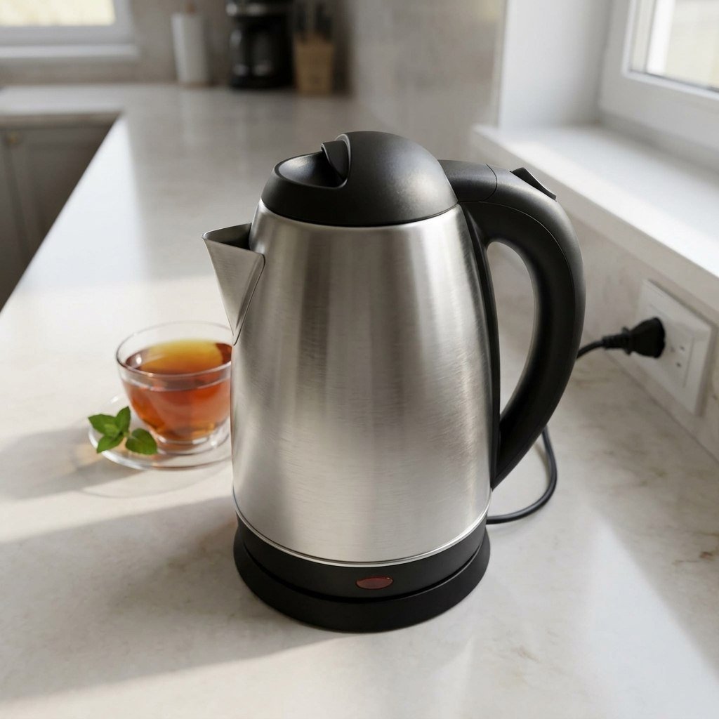 Chaleira Elétrica Inox 1,8l Ferve Água Rápido 127v