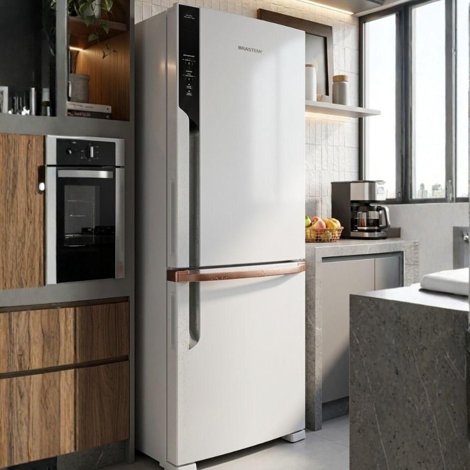 Geladeira Inteligente B= Smart Brastemp Frost Free Inverse 500L Branca - BRE66AB